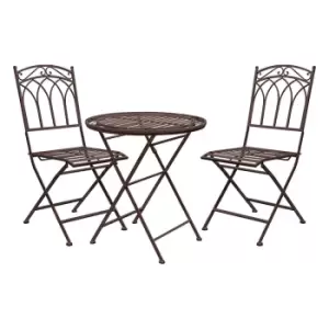 Crossland Grove Bicester Outdoor Bistro Set Ember