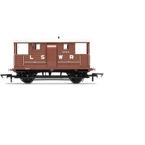 Hornby LSWR, 20T 'New Van' Goods Brake Van, 10124 - Era 2 Model Train