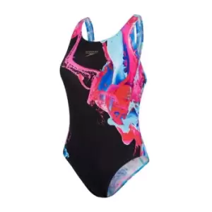 Speedo Flood Power Swimsuit Ladies - Black