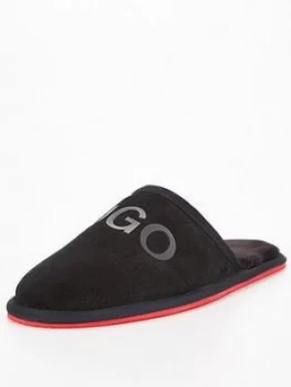 Hugo Boss Cozy Mule Slippers Black Size 9 Men