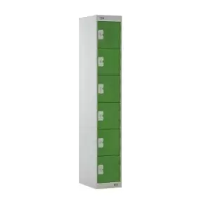 6 Door Locker 300X300X1800 Green Door