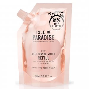 Isle of Paradise Self-Tanning Water Refill Pouch Light 200ml