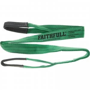 Faithfull Lifting Strap Reinforced Sling 2m 2 Tonne