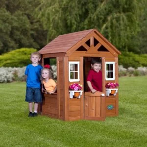 Backyard Discovery Timberlake Playhouse.