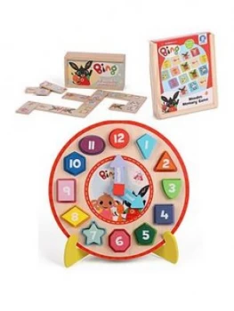 Bing Bing Puzzzle Clock Dominoes Memory Game