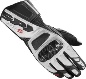 Spidi STR-5 Gloves, black-white Size M black-white, Size M