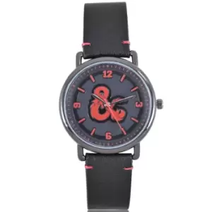 Dungeons & Dragons Logo Black Strap Watch