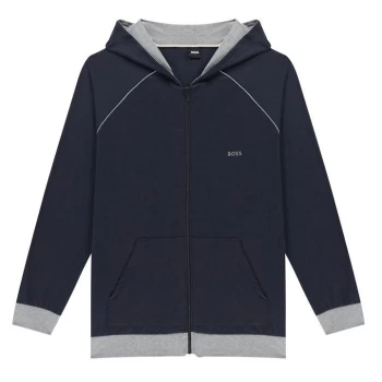 Boss Mix And Match Zip Hoodie - Blue