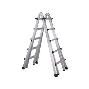 Zarges Trade 4-Part Telescopic Ladder 4 x 5 Rungs