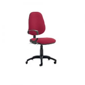 Task Office Chair Eclipse II lever Wine Fabric With Loop Arms