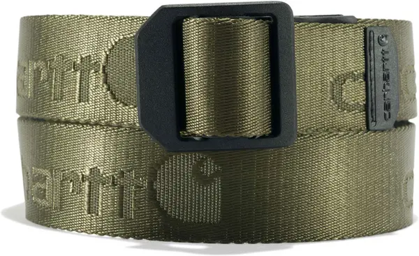 Carhartt Nylon Webbing Ladder Lock Belt, green, Size M