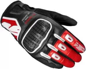 Spidi G-Warrior Motorcycle Gloves, black-red, Size L, black-red, Size L