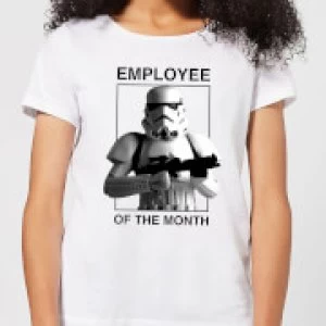 Star Wars Employee Of The Month Womens T-Shirt - White - S