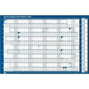 Original Sasco 2017 Unmounted Compact Year Planner Landscape