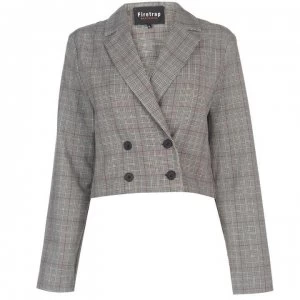 Firetrap Blackseal Checked Blazer - Grey