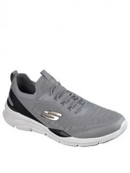 Skechers Equaliser 4.0 Trainers - Grey/Black, Size 8, Men