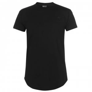 Fresh Ego Kid Curved Hem T Shirt - Black