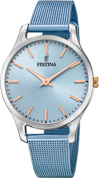 Festina Watch Two Hands Ladies - Blue FST-037