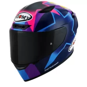 Suomy Track 1 Bastianini Replica ECE 22.06 Blue Purple Full Face Helmet L