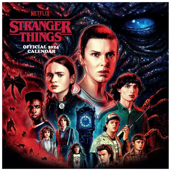 DS Stranger Things Square Calendar 2024