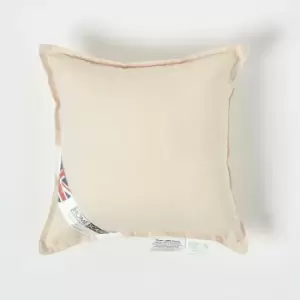 Homescapes - Organic Cotton Cushion Pad 30 x 30cm (12 x 12') - Natural