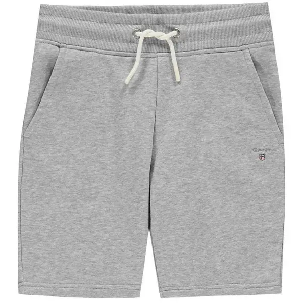 Gant Boys Fleece Shorts - Grey 7 - 8 Years