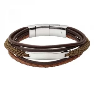 Fossil Vintage Casual Brown Multi Bracelet JF02703040