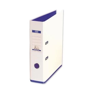 Elba MyColour A4 Lever Arch File Polypropylene 80mm White/Purple Single