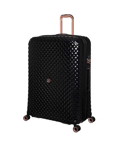 IT Luggage Glitzy X Large Black Suitcase