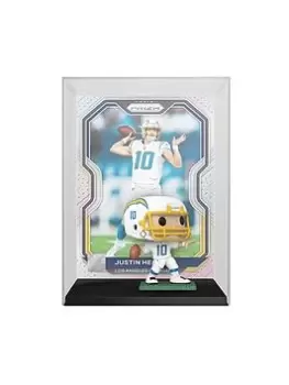 Pop! Trading Cards: Justin Herbert La Chargers Panini Prizm Funko Vinyl Figure