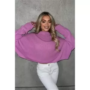 I Saw It First Pink Slouchy Jumper - Pink