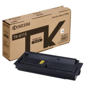 Kyocera TK6115K 1T02P10NL0 Black Laser Toner Ink Cartridge