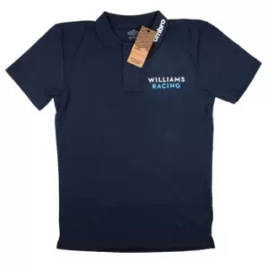 2023 Williams Racing Off Track CVC Media Polo Shirt (Peacock)