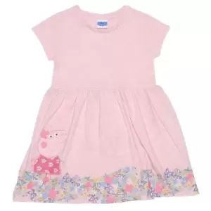 Peppa Pig Girls Flower Dress (18-24 Months) (Pale Pink)