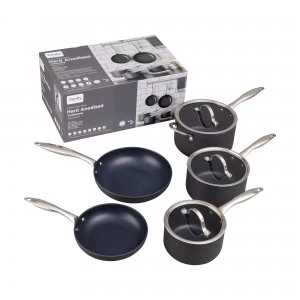 Hard Anodised 5 Piece Pan Set