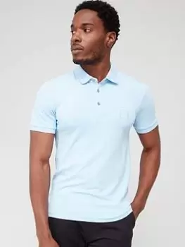 BOSS Passenger Slim Fit Polo Shirt - Blue Size XL, Men