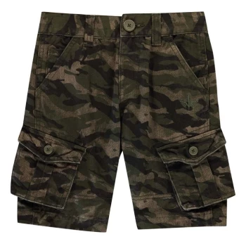 Firetrap Camo Cargo Shorts Infant Boys - Olive Camo