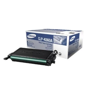 Samsung CLP K660A Black Standard Yield Toner Cartridge ST899A