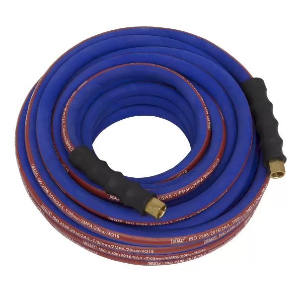 Sealey AH15R Air Hose 15mtr x &#216;8mm with 1/4BSP Unions Extra Heavy-Duty