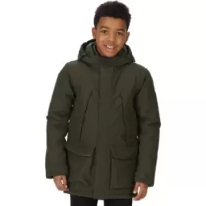 Regatta Boys Paddrick Waterproof Breathable Parka Coat 11-12 Years - Chest 75-79cm (Height 146-152cm)