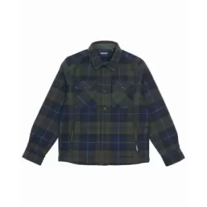 Barbour Boys Tartan Overshirt - Green