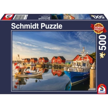 Weisse Wiek Fishing Harbour Jigsaw Puzzle - 500 Pieces