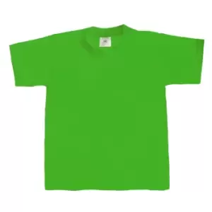 B&C Kids/Childrens Exact 190 Short Sleeved T-Shirt (Pack of 2) (12-14) (Kelly Green)