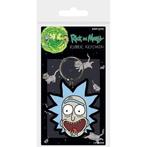 Rick and Morty - Rick Crazy Smile Keychain