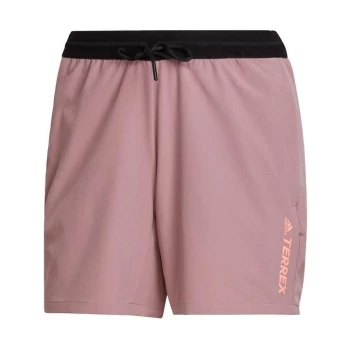 adidas Terrex Liteflex Hiking Shorts Womens - Magic Mauve / Black