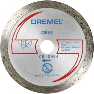 DREMEL DSM20 Diamond Tile Cutting Wheel (DSM540) Dremel 2615S540JA Diameter 77mm