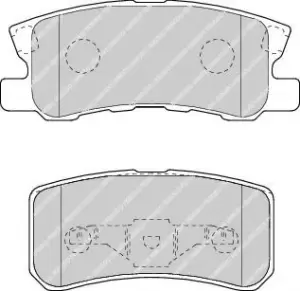 Ferodo FDB1604 Brake Pad Set Rear Axle Premier Car