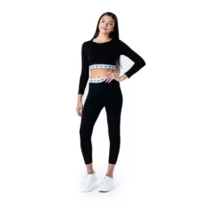 Hype Shirt and Leggings Set - Black