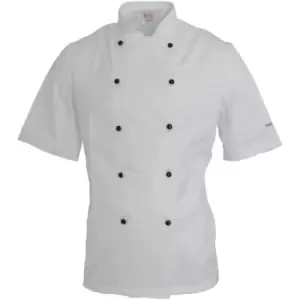 Dennys - afd Adults Unisex Thermocool Chefs Jacket (Pack of 2) (l) (White) - White