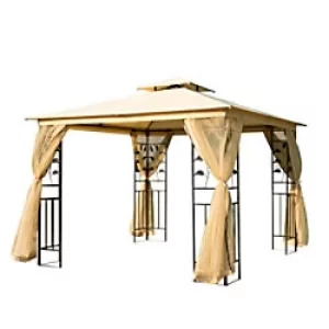 OutSunny Gazebo 01-0874 Beige 2650 x 2950 x 2950 mm